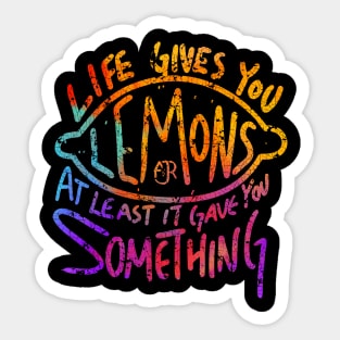 AJR LEMONS RAINBOWS VINTAGE Sticker